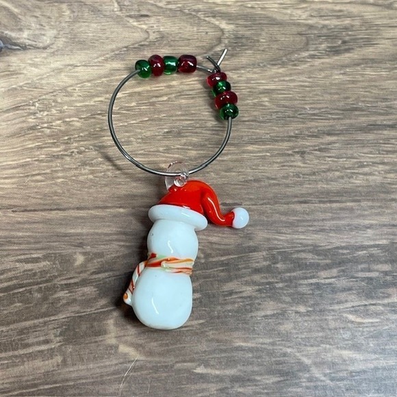 Pier 1 Imports Drink Charms Set of 4 Holiday Christmas Cocktail Cute Party Decor - Picture 5 of 10